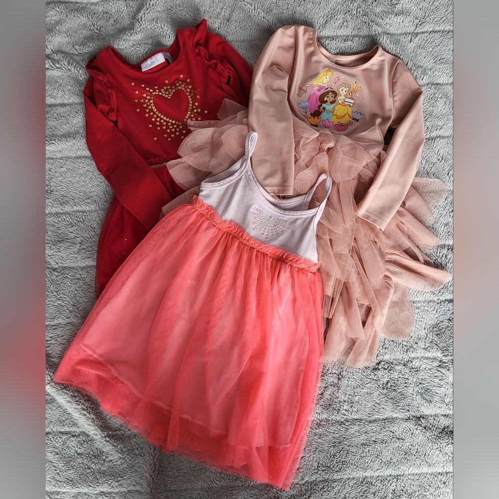 Joe Fresh Red and Pink Girls' Costume Dresses - Tulle & Princess Prints